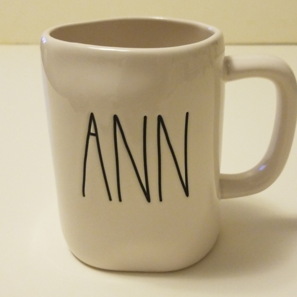 Brand new Rae Dunn "ANN" coffee mug